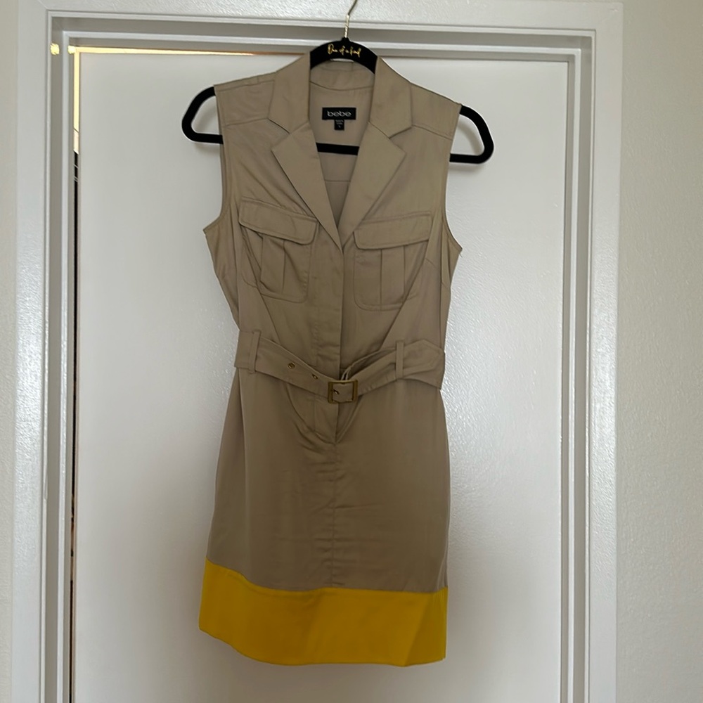 Bebe dress two tone